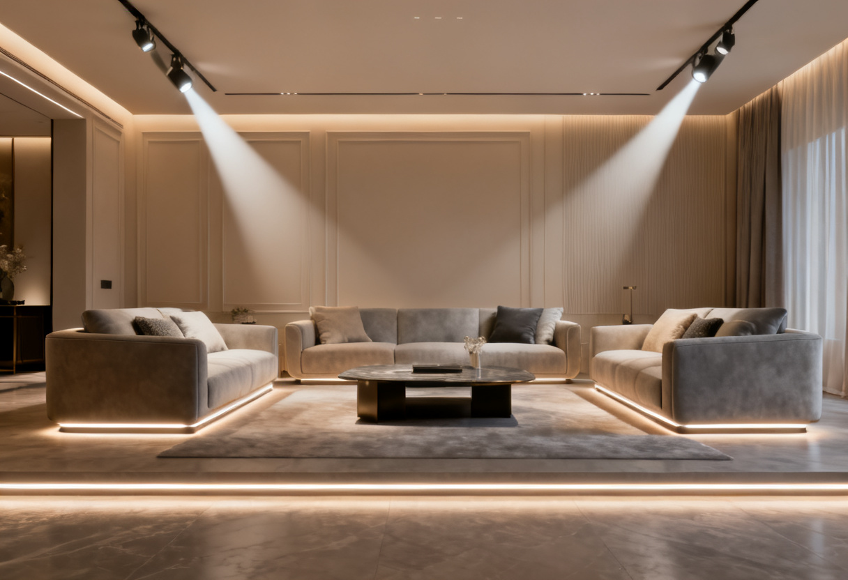 como iluminar un salon correctamente