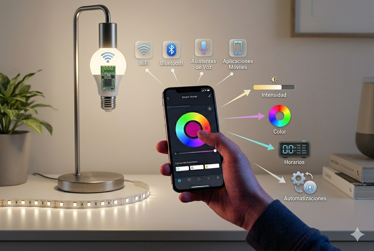 iluminación LED inteligente