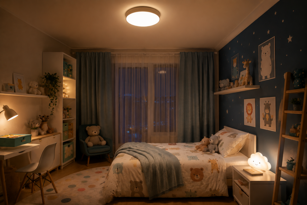Iluminación LED para habitación de niños