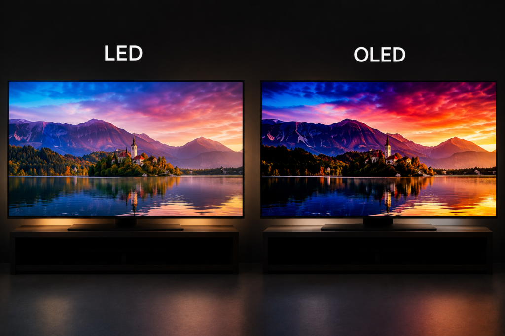 diferencias entre LED y OLED