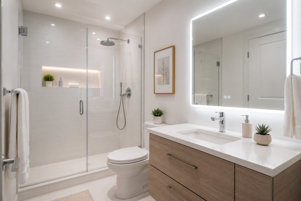 LED para cuarto de baño pequeño