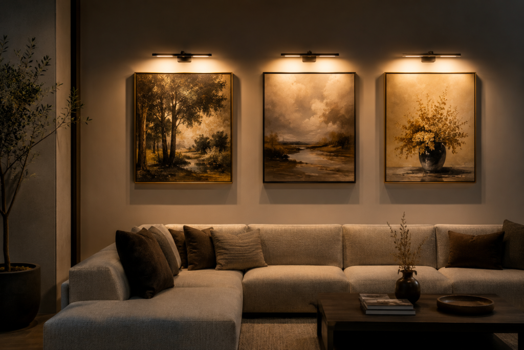 LED para cuadros y obras de arte