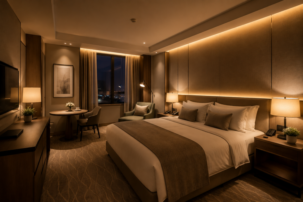iluminación LED para hotel