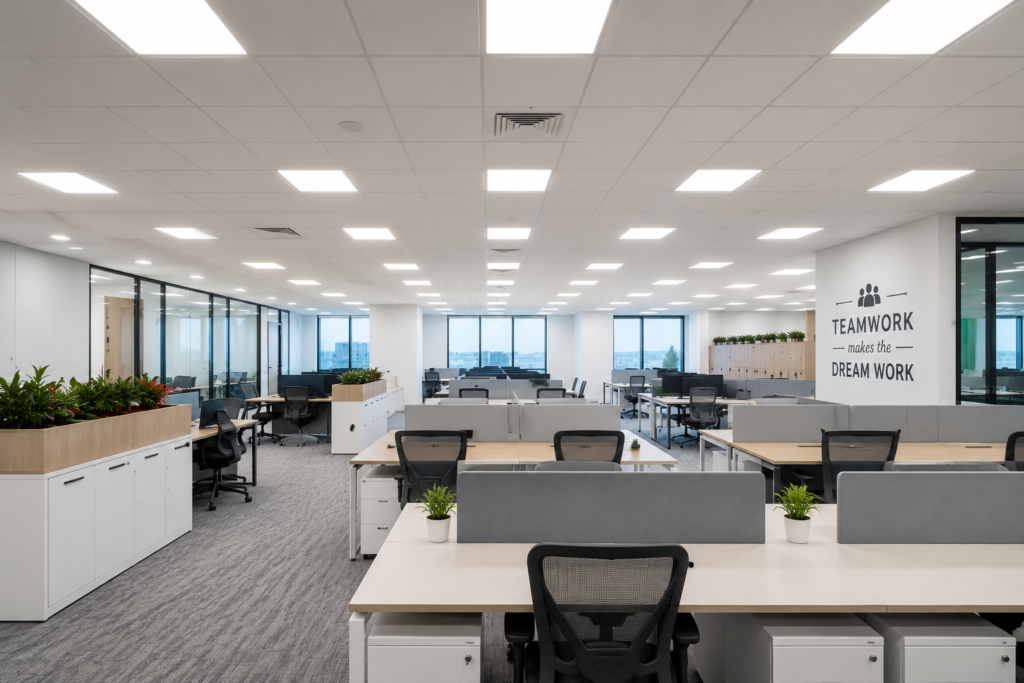 iluminación LED para oficinas