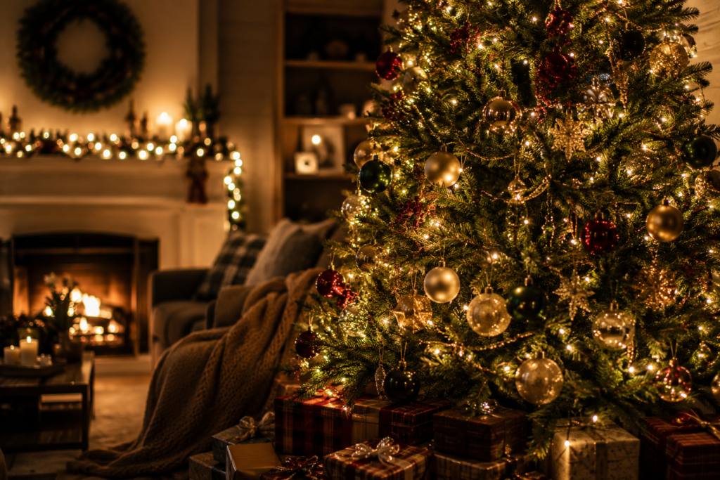 luces LED navidad